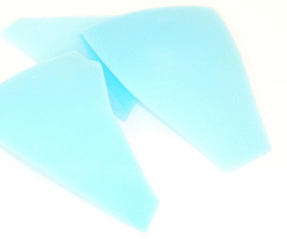 Pale Light Blue Opaque Reichenbach 096 Frit RW154