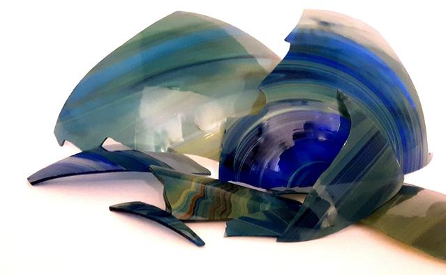 Multicolour Blue Opaque Reichenbach 096 Frit RW738