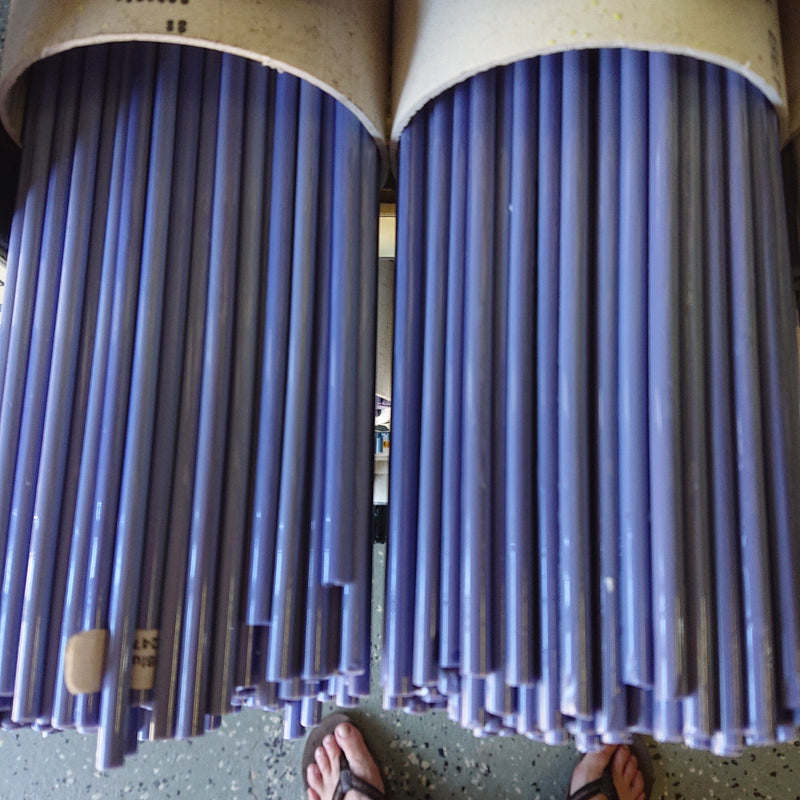 Ink Blue Opaque Effetre Rod 247