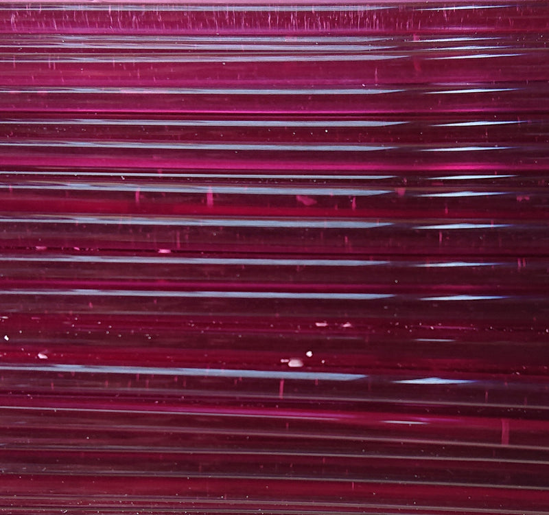 Rubino Filigrana Transparent Effetre Rod 2213