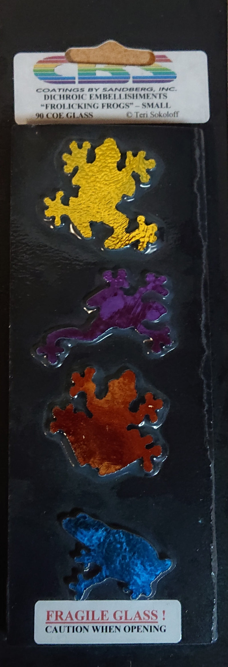 Bullseye Dichroic Frog COE090