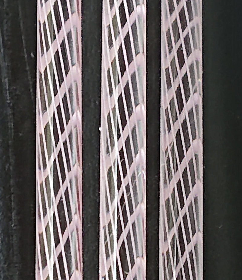 Pink Zanfirico Transparent Effetre Rod ZF06