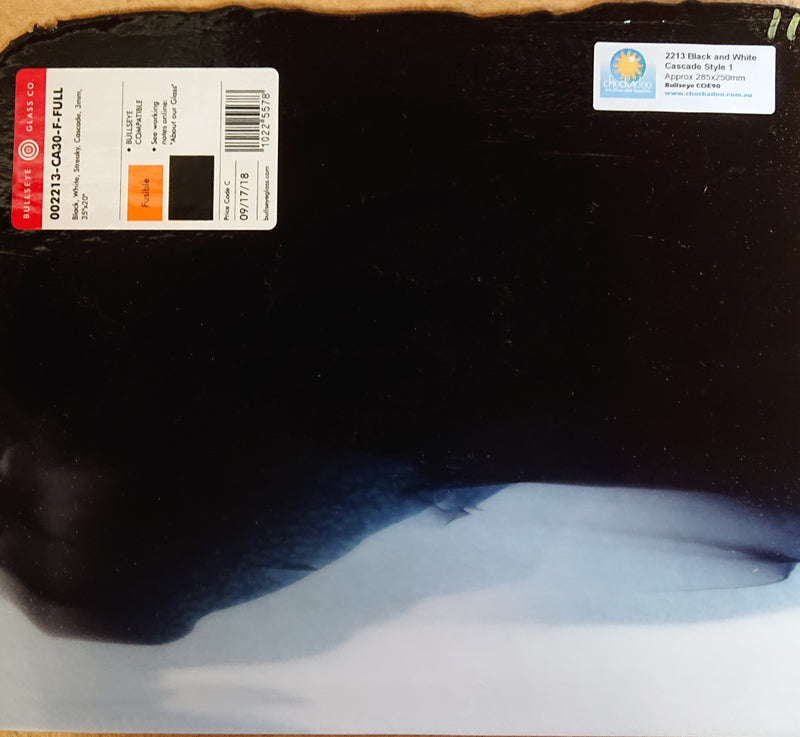 Black and White Cascade Bullseye Sheet 2213 3MM