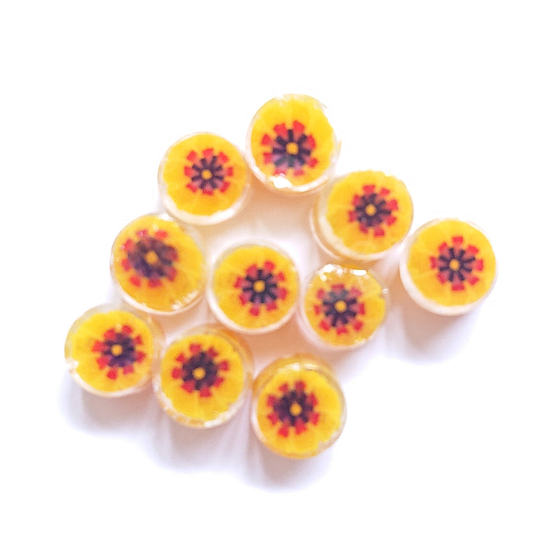 Large Flower mix Millefiori Murrine COE096