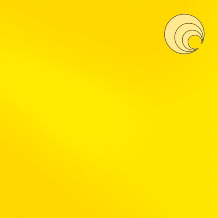 Sunflower Yellow Smooth Fusible Opaque Oceanside Sheet 267-72S-F
