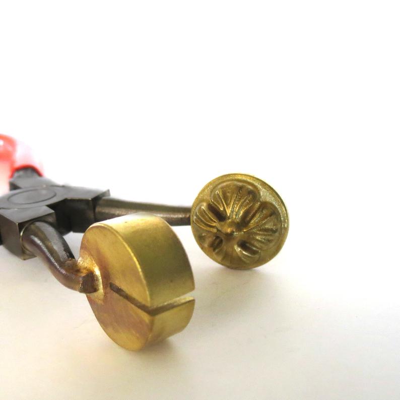 4 Petal Flower Brass Mashers