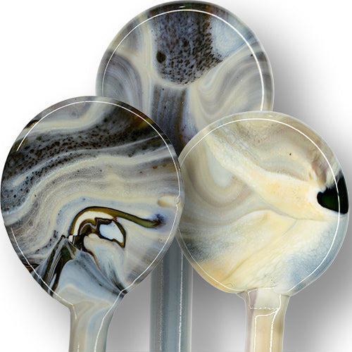 Ivory Aqua Opaque Effetre Rod 282