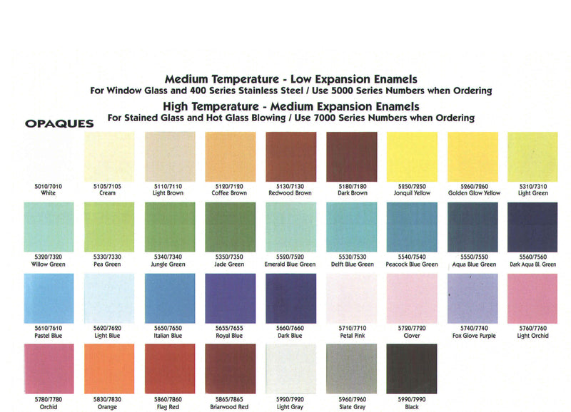 Golden Glow Yellow Opaque Thompson Enamel for COE Range 90-97 7260