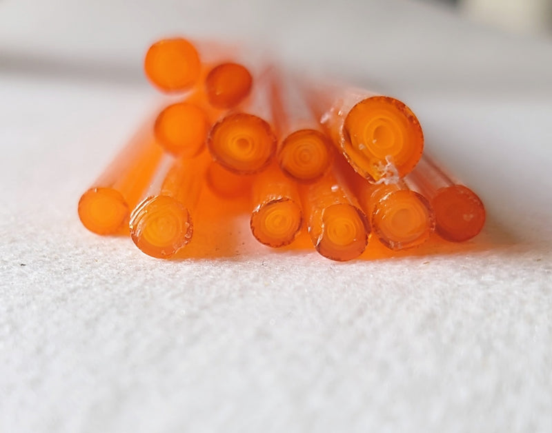 Orange Transparent Lauscha Rod Snt150