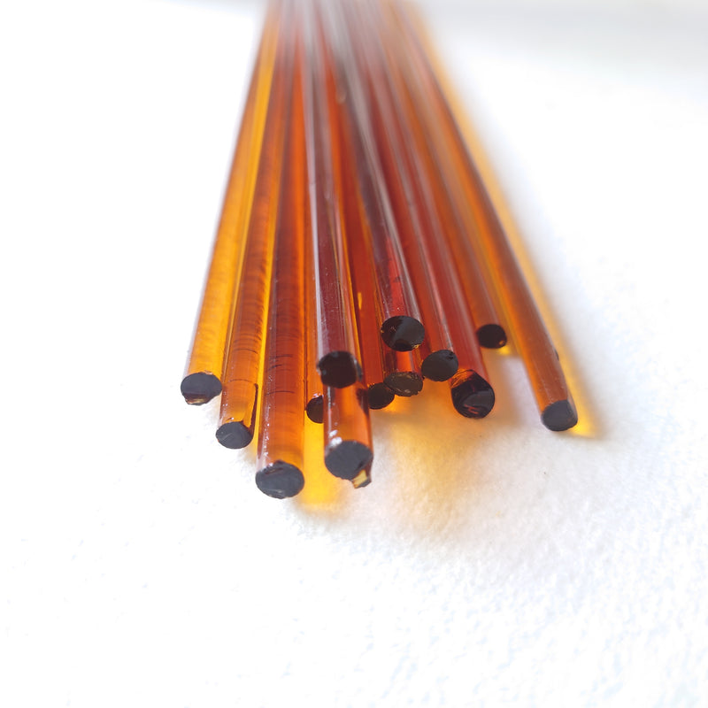 Brown Transparent Lauscha Rod SNT040