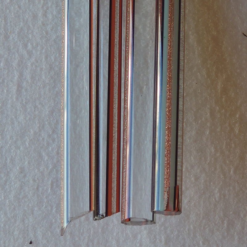 Aventurine Orange and Light Blue Lauscha Rod SNT110