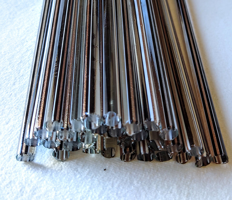 Aventurine Black and White Lauscha Rod SNT110