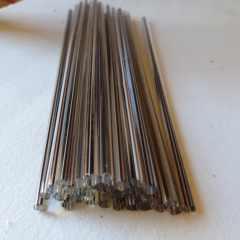 Aventurine Black and White Lauscha Rod SNT110