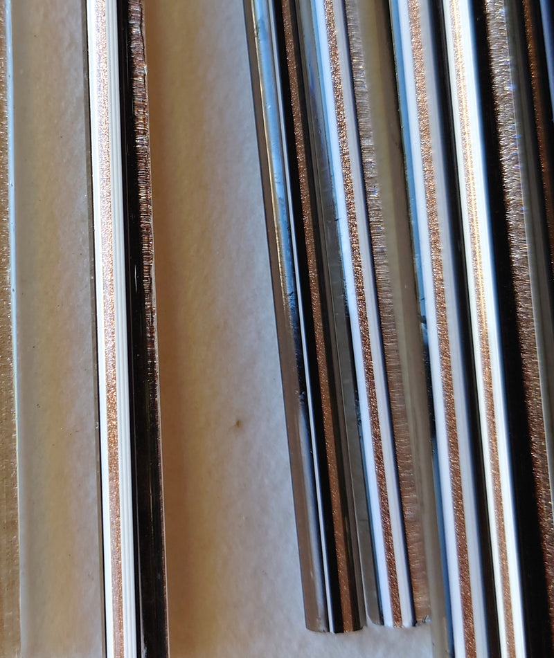 Aventurine Black and White Lauscha Rod SNT110