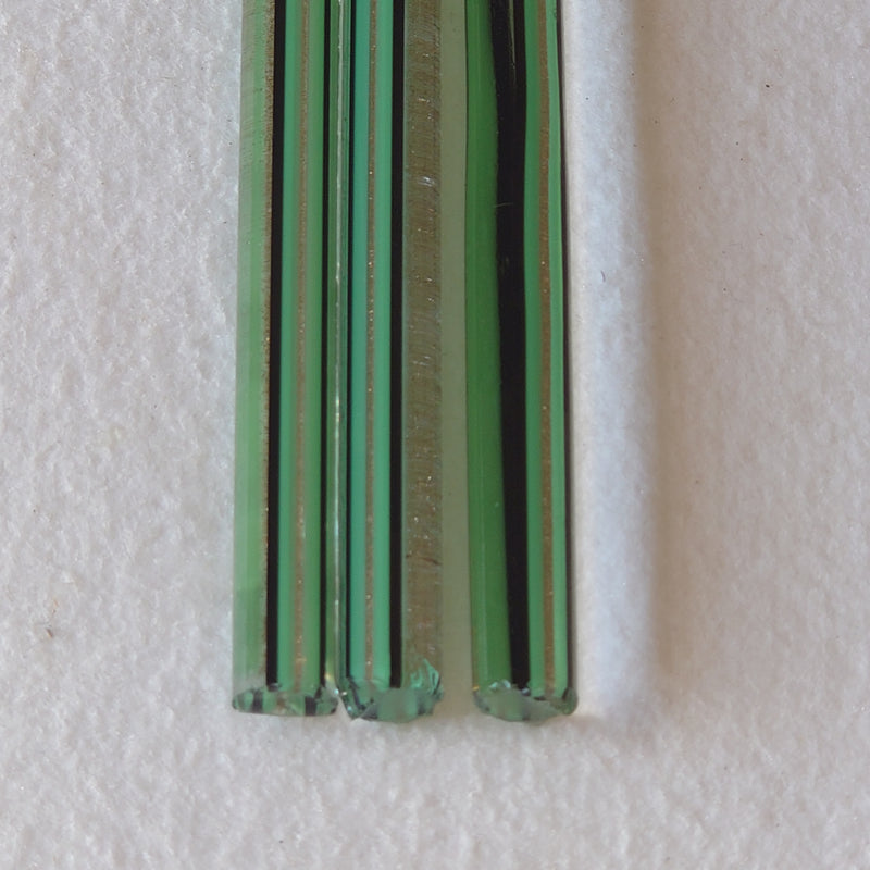 Aventurine Gold on Green and Black Lauscha Rod SNT110