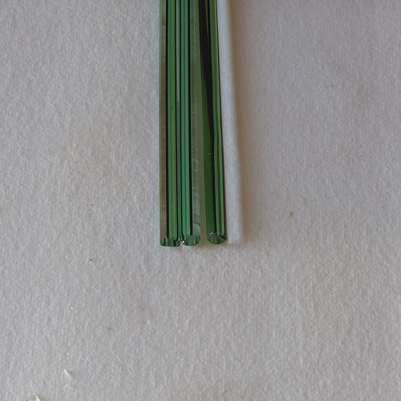 Aventurine Gold on Green and Black Lauscha Rod SNT110