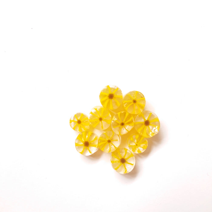 Daisies -  Large Flower Millefiori Murrine COE096