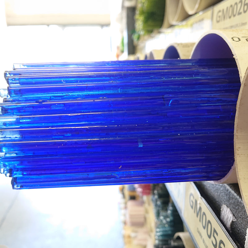 Dark Blue Transparent Effetre Rod 056
