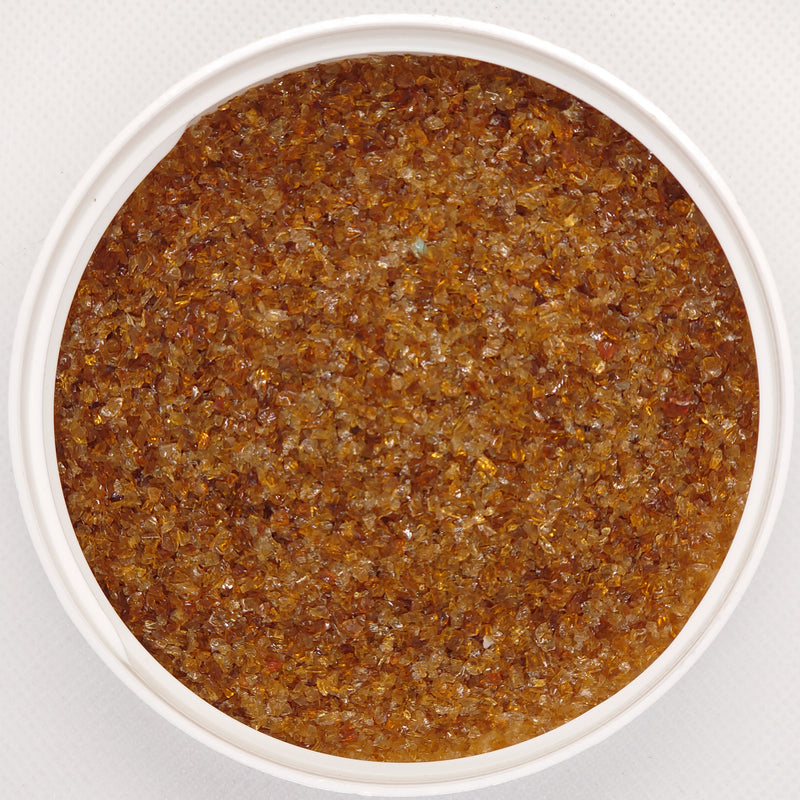 Dark Topaz Transparent Effetre Frit 016