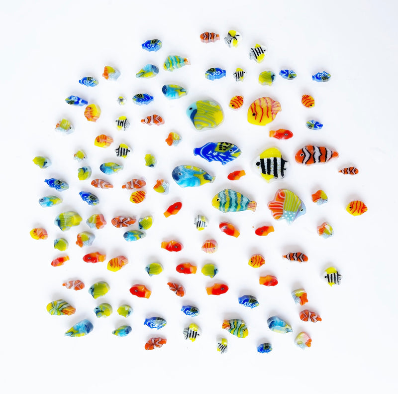 Designer Fish Millefiori Murrine COE090