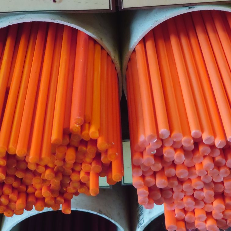 Apricot Yellow Opaque Effetre Rod 419