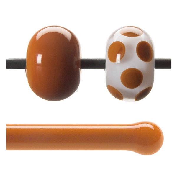 0329 Burnt Orange Rod - chockadoo
