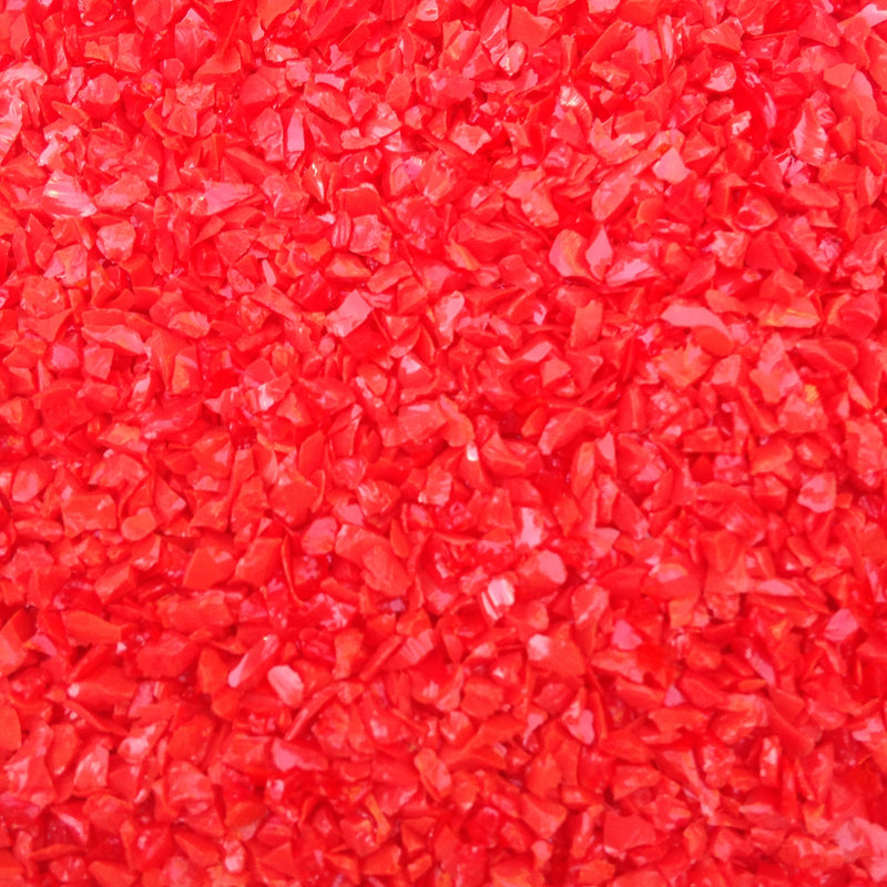 Opal Red Yellowish Frit - chockadoo
