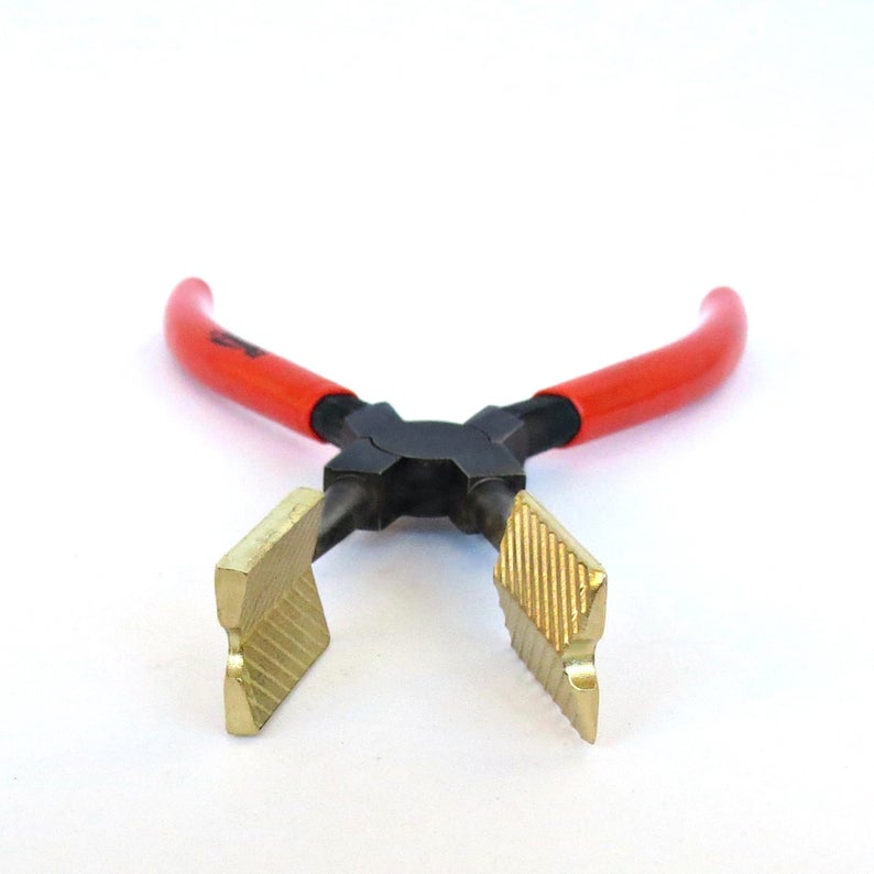 Delicate Ribbed Brass Mashers