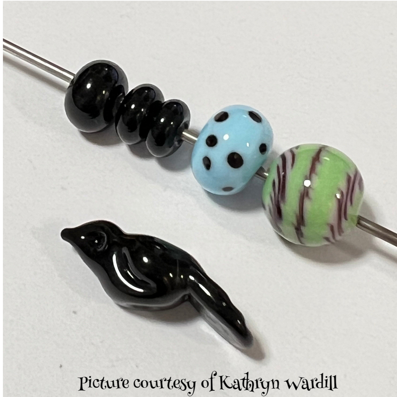 Black Transparent Lauscha Rod SNO480