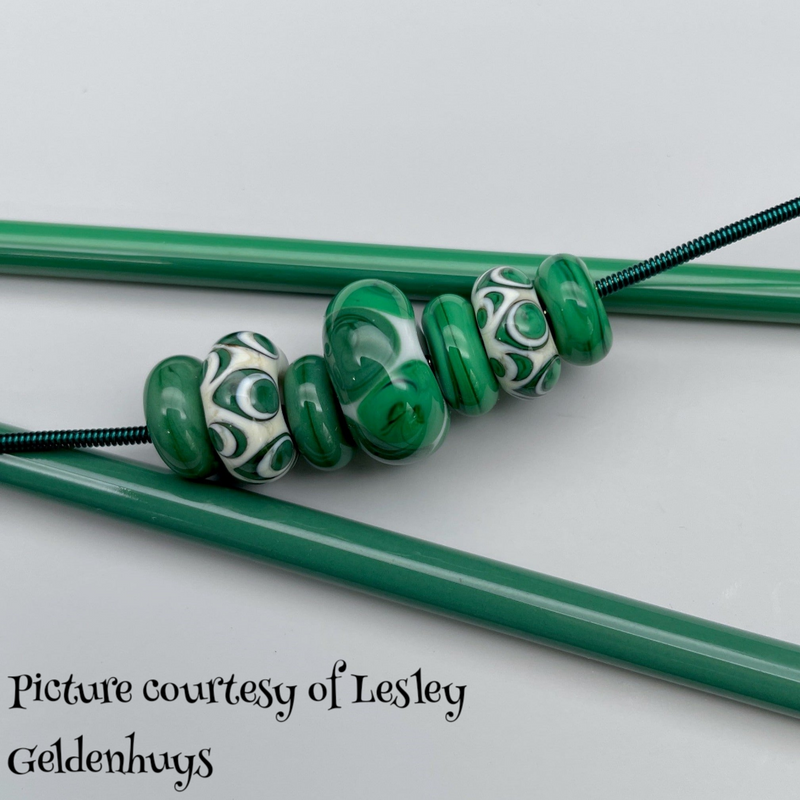 Grass Green Opaque Effetre Rod 216