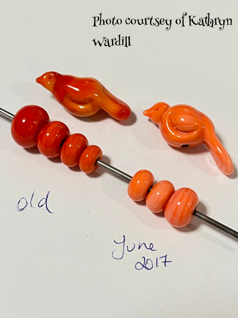 Apricot Yellow Opaque Effetre Rod 419