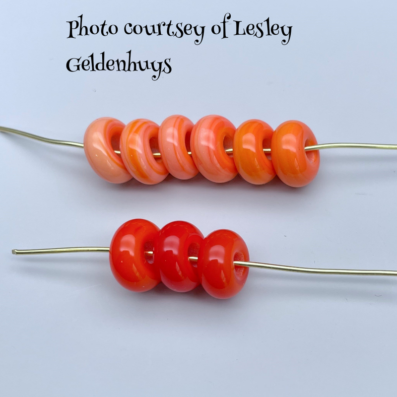 Apricot Yellow Opaque Effetre Rod 419