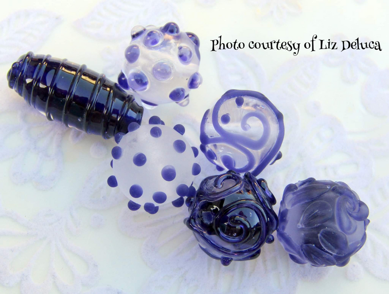 Ink Blue Transparent Effetre Rod 058