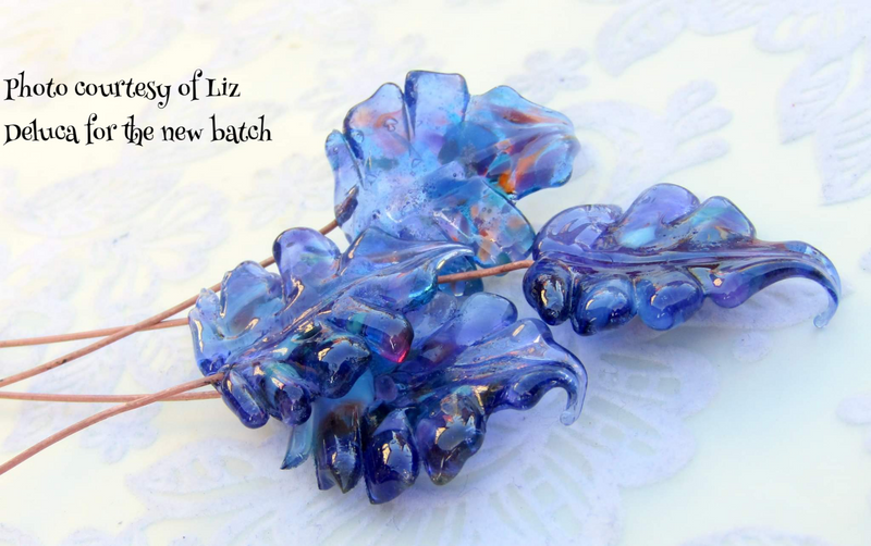 Ink Blue Transparent Effetre Rod 058