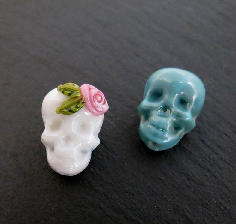 3D Skull Lampwork Mashers